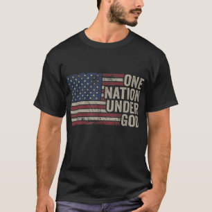 ÉÉN NAAM ONDER GOD Christelijk VS  Amerika T-shirt