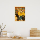 Een nacht bij de circus -  druk poster (Keuken)