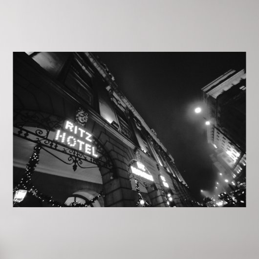 Een nacht bij de Ritz Poster (Voorkant)