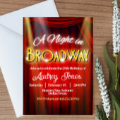 Een nacht in Broadway Kaart