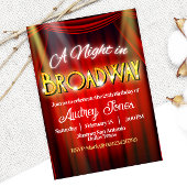 Een nacht in Broadway Kaart