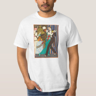 Een nacht in Decadent Paris Art Deco T-shirt
