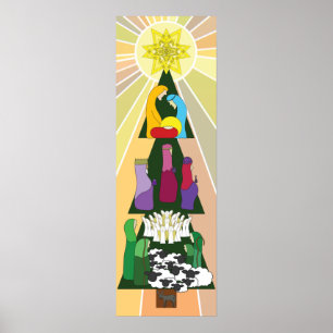Een nacht in tegenstelling tot een andere kerstboo poster