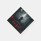 Een nacht om voor te sterven! Halloween Party Servet (Hoek)