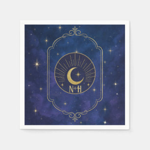 Een nacht tussen de sterren Hemelhemel bruiloft  Servet