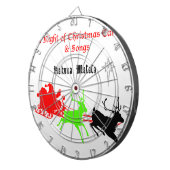 Een nacht van kerstliederen en kerstliederen Hakun Dartbord (Voorkant Rechts)