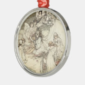 Een nachtdagdroomfeest metalen ornament (Links)