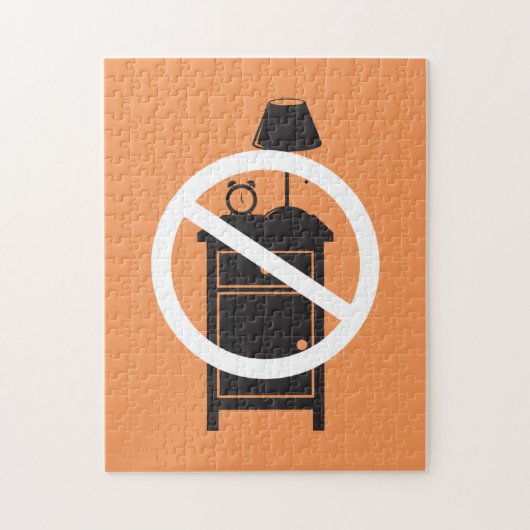 Eén nachtstandaard legpuzzel (Verticaal)