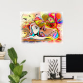 Een namiddag vol ballonnen poster (Thuiskantoor)