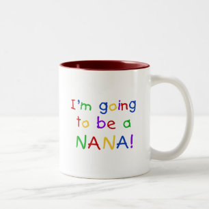 Een Nana - Primaire Colors Tshirts Tweekleurige Koffiemok