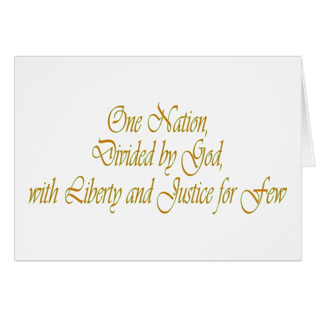 Eén natie... (Voorkant Horizontaal)