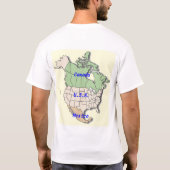 een natie onder canada t-shirt (Achterkant)