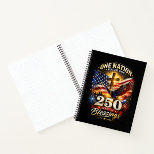 Eén natie onder God 250 jaar 250ste verjaardag  Notitieboek