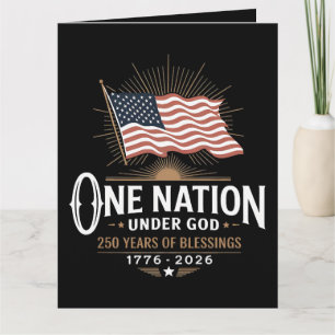 Eén natie onder God 250 jaar zegeningen Kaart