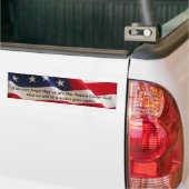 Eén natie onder God Bumpersticker (Op Truck)