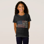ÉÉN NATIE ONDER GOD - Christelijke VS Ameri T-shirt (Voorkant volledig)