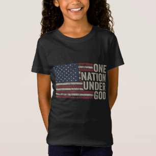 ÉÉN NATIE ONDER GOD - Christelijke VS  Ameri T-shirt