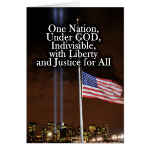 Eén natie onder God Patriot Dag 9/11 Patriottisch
