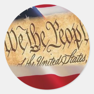 Eén natie onder God Ronde Sticker