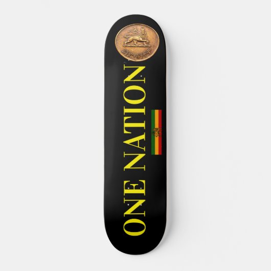 EÉN NATIE Skateboard (Voorkant)