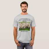 EEN NATIE VAN SCHAPENS Mannen Basic T-Shirt (Voorkant volledig)