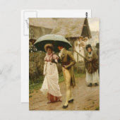 Een natte zondagochtend briefkaart (Voorkant / Achterkant)