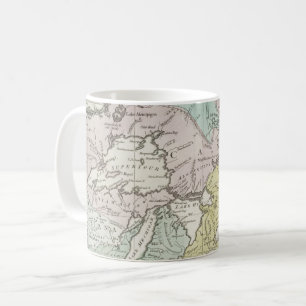 Een nauwkeurige kaart van Canada, 1761 Koffiemok