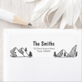 Een nederful Wilde Etiketten van het Adres van de (Insitu)