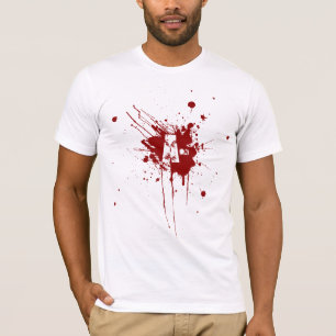 Een negatief bloedtype donatie Vampier Zombie T-shirt