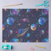 Een neon kosmos serie ontwerp 9 tissuepapier (Craft)