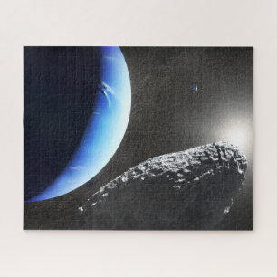Een Neptunus kleine maan hippokamp. Legpuzzel