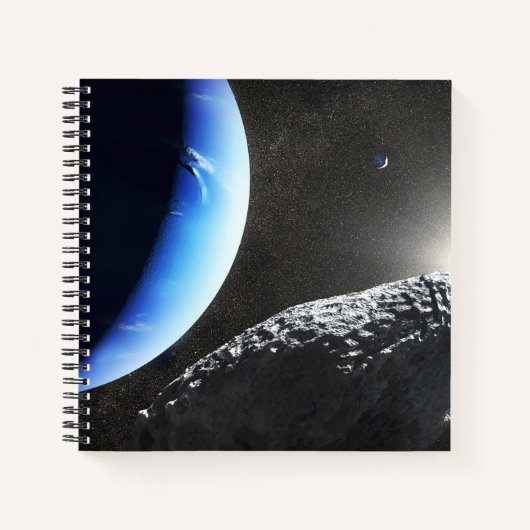 Een Neptunus kleine maan hippokamp. Notitieboek (Voorkant)