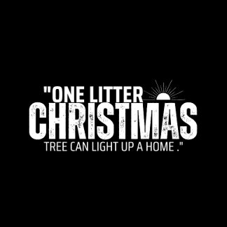 Een nestje kerstboom kan een huis verlichten t-shirt