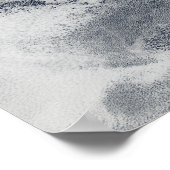 Een netwerk van wolken over de Stille Oceaan Poster (Hoek)