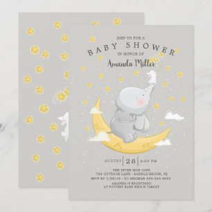 Een neutraal sterflesje Baby shower vangen Kaart