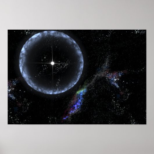 Een Neutron ster SGR 1806-20 Poster (Voorkant)