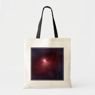 Een neutronenster met een schijf van warm stof. tote bag