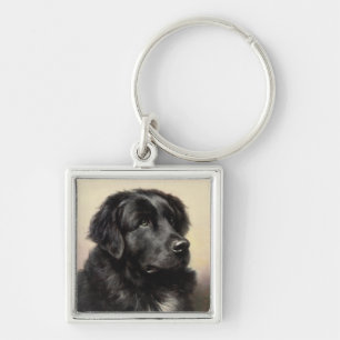 Een Newfoundland Premium-Sleutelhanger Sleutelhanger