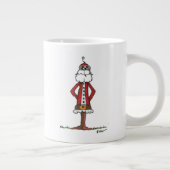 Een niet geamuseerde Kerstman Extra Grote Beker (Rechts)