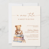 Een nieuw Baby shower Teddy Boho Kaart (Voorkant)