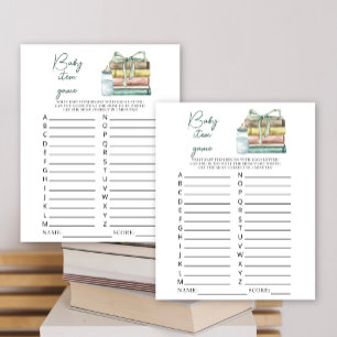 een nieuw Chapter baby shower Baby Item Game