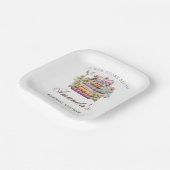 Een nieuw Chapter Story Book Vrijgezellenfeest Papieren Bordje (Gebogen)