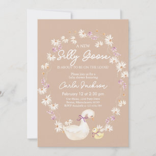 Een nieuw Gekke Goose Baby shower Kaart