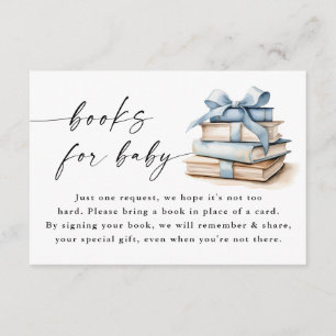 Een nieuw hoofdstuk begint Baby Shower Boeken voor Informatiekaartje