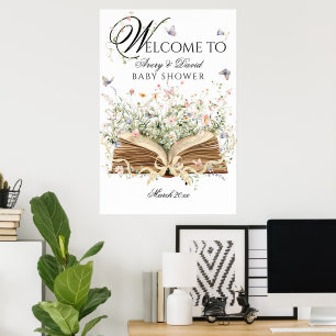 Een nieuw hoofdstuk begint boek Wildflower Baby sh Poster