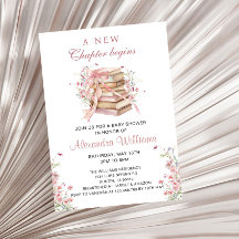 Een nieuw hoofdstuk begint Coquette Books Baby Sho