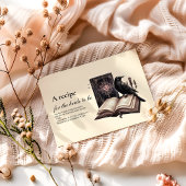 Een nieuw hoofdstuk begint donkere raaf bruids Rec Informatiekaartje