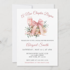 Een nieuw hoofdstuk begint met een bruidsdouche ui kaart