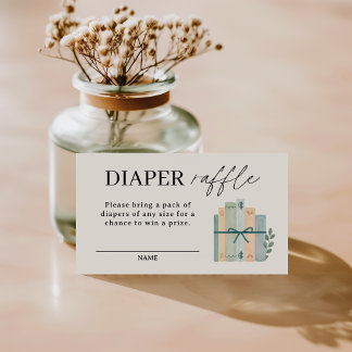 Een nieuw hoofdstuk begint met het Baby showers va Informatiekaartje