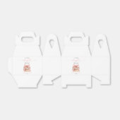 Een nieuw hoofdstuk begint Pink Bow Books Baby sho Bedankdoosjes (Uitgevouwen)